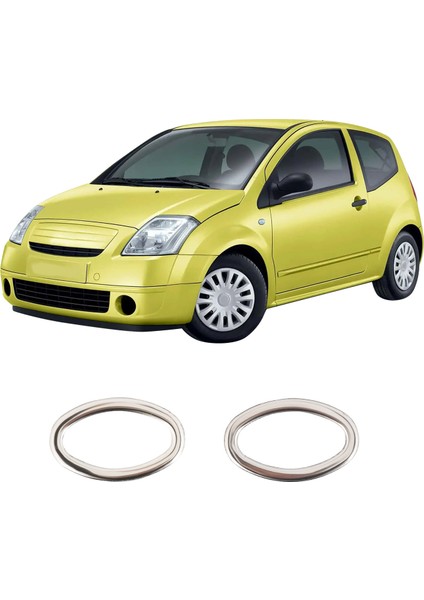 Citroen C2 Uyumlu 2003-2009 Krom Sinyal Çerçevesi 2 Parça Paslanmaz Çelik fiyatları