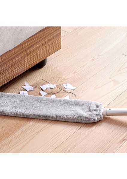 Mikrofiber Yüzey Köşe Dip Raf Temizleme ve Toz Alma Fırçası