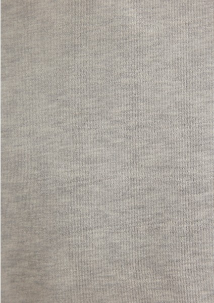 Mavi Patch Logo Yarı Fermuarlı Gri Sweatshirt 0S10307-80196