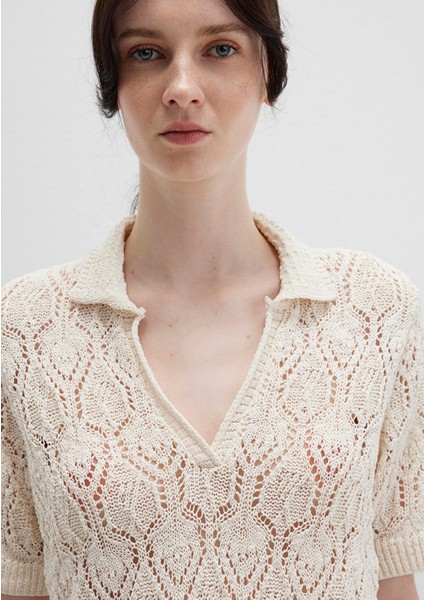 Ekru Triko Polo 1710680-82127