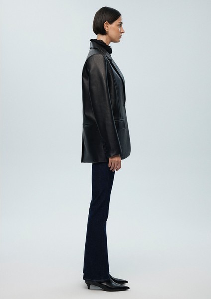 Suni Deri Blazer Ceket 1110494-900