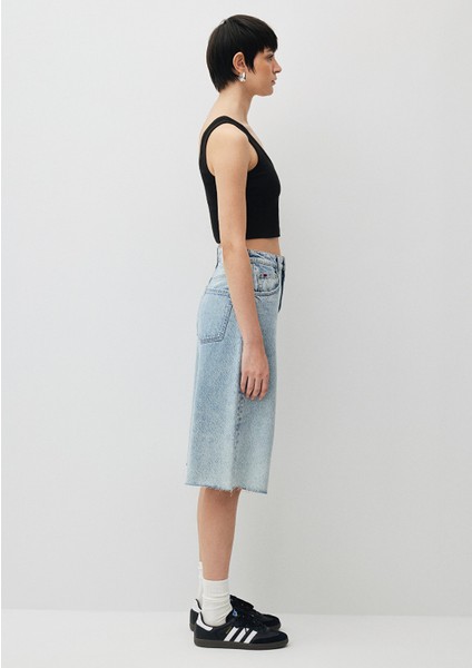 V Yaka Siyah Basic Crop Atlet 1612375-900