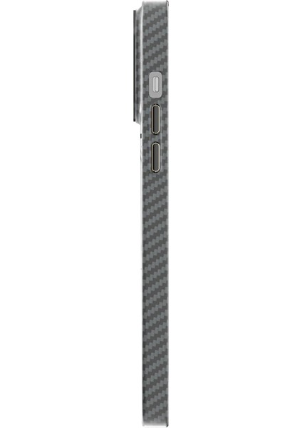 iPhone 13 Pro Kılıf Mekanik Magsafe Kapak - Füme - 1 - NEONX9906-9315