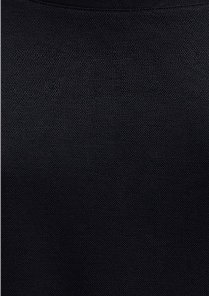 Lux Touch Siyah Modal Basic Tişört 167245-900