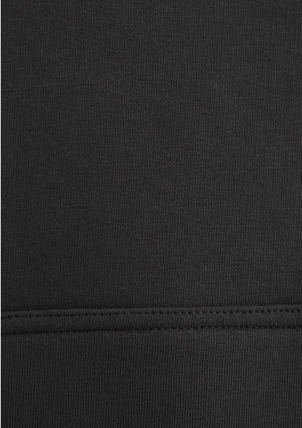 Mavi Logo Baskılı Kapüşonlu Antrasit Sweatshirt 1600361-80106