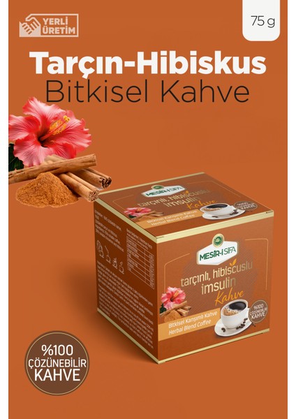 Mesir- i Şifa Tarçınlı ve Hibiskuslu Kahve Bitkisel Karışımlı Çözünebilir Kahve 75GR fiyatları
