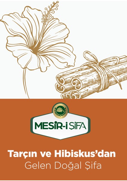 Mesir- i Şifa Tarçınlı ve Hibiskuslu Kahve Bitkisel Karışımlı Çözünebilir Kahve 75GR