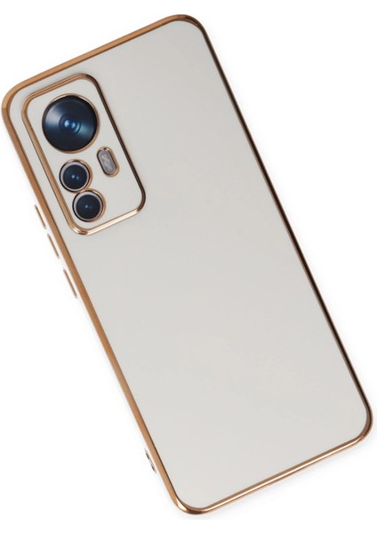 Xiaomi Mi 12T Pro Kılıf Volet Silikon - Beyaz - NEONX5139-9322 modelleri