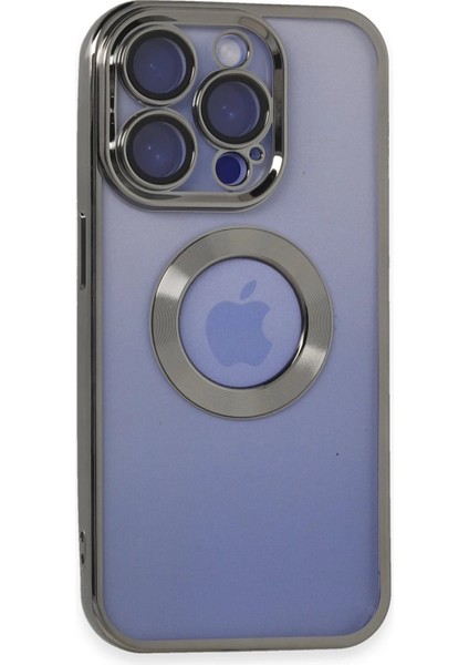iPhone 15 Pro Kılıf Slot Silikon - Titan Gri - NEONX8735-6381