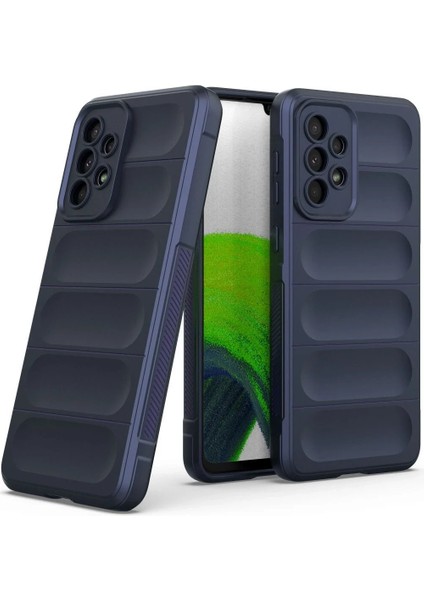 Samsung Galaxy A33 5g Kılıf Optimum Silikon - Lacivert - NEONX6505-7645