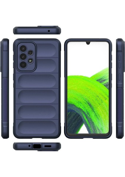 Samsung Galaxy A33 5g Kılıf Optimum Silikon - Lacivert - NEONX6505-7645