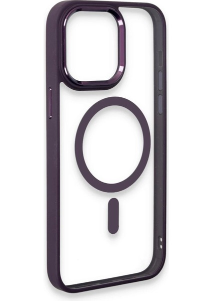 iPhone 15 Pro Max Kılıf Room Magneticsafe Silikon - Derin Mor - NEONX7509-8331 fırsatları