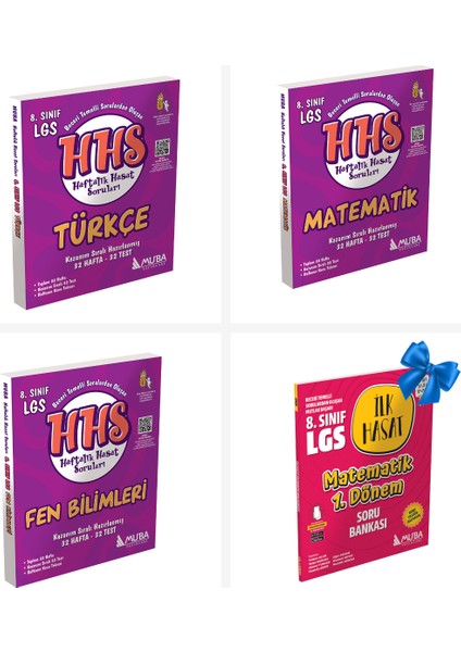 8. Sınıf Türkçe-Matematik ve Fen Bilimleri HHS Seti. İlk Hasat Ma