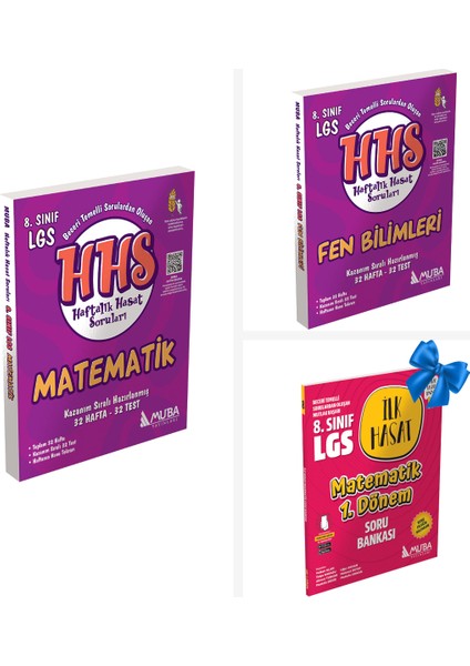 8.Sınıf Matematik ve Fen Bilimleri HHS Set. Matematik İlk Hasat S