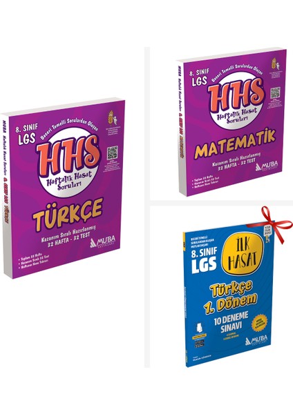 8.Sınıf Türkçe ve Matematik HHS Set. Türkçe İlk Hasat 10 Deneme S