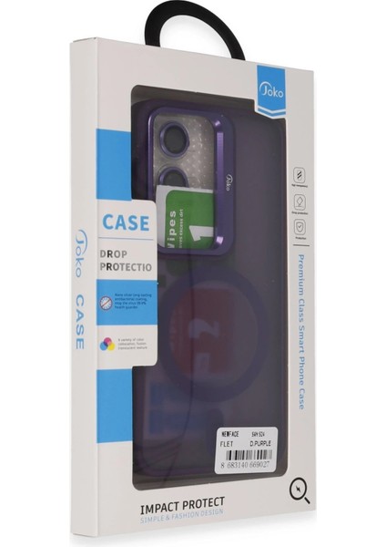 Samsung Galaxy S24 Flet Lens Magsafe Kapak - Derin Mor - NEONX6570-5278 modelleri