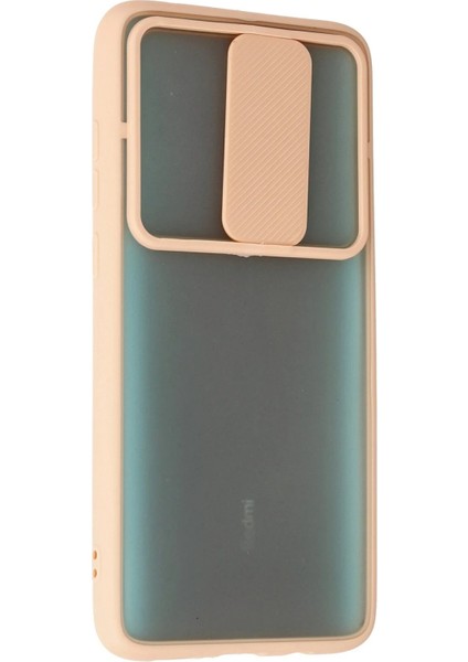 Xiaomi Redmi Note 8 Pro Kılıf Palm Buzlu Kamera Sürgülü Silikon - Pembe - NEONX1229-4103