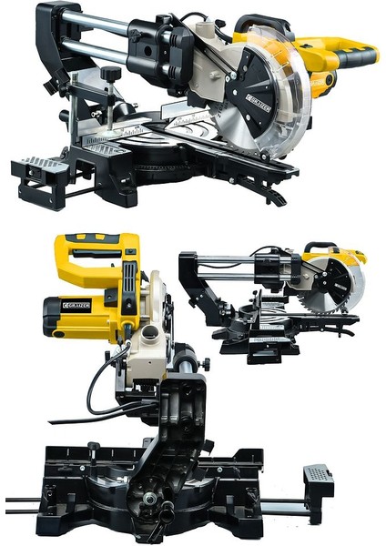 Kızaklı Gönye Kesme Makinesi 1800W 255×30×2.8×40T-SARI