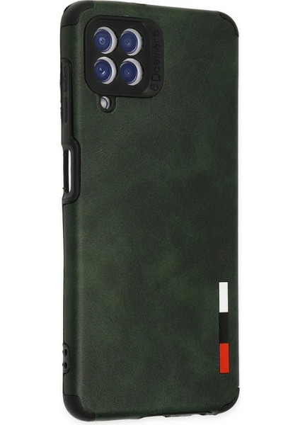 Samsung Galaxy A22 Kılıf Loop Deri Silikon - Yeşil - NEONX9017-2546