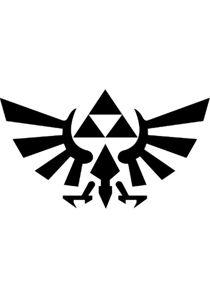 Zelda Logolu A4 Ebadlı Sticker