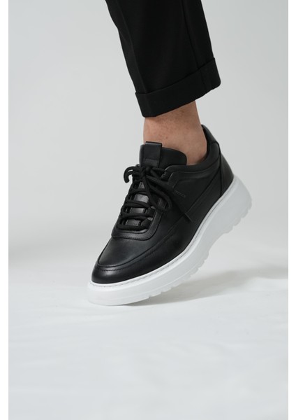 Drew Model Hakiki Deri El Yapımı Erkek Siyah Sneakers Ayakkabı fiyatları