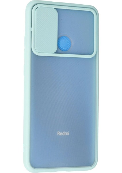 Xiaomi Redmi 9c Kılıf Palm Buzlu Kamera Sürgülü Silikon - Turkuaz - NEONX9389-1933 modelleri