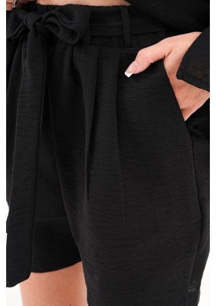 Kadın Kahverengi Kimono Takım – Bağlamalı, Rahat Kesim, Şortlu Yazlık Kombin indirimleri