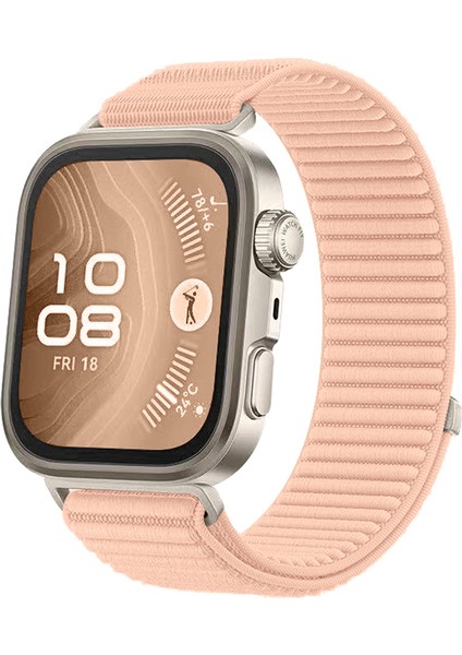 Huawei Watch Fit 4 / Fit 4 Pro / Fit 3 Kordon Kayış Bez Hasır Bileklik Kalite