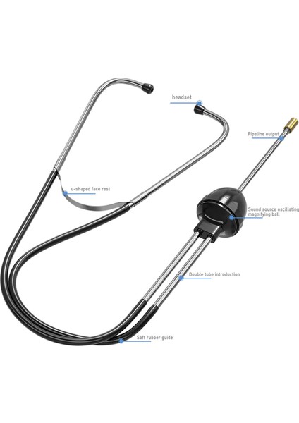 Otomotiv Mekaniği Stetoskop Araba Motoru Teşhis Aracı Probu Uzatma (Yurt Dışından)