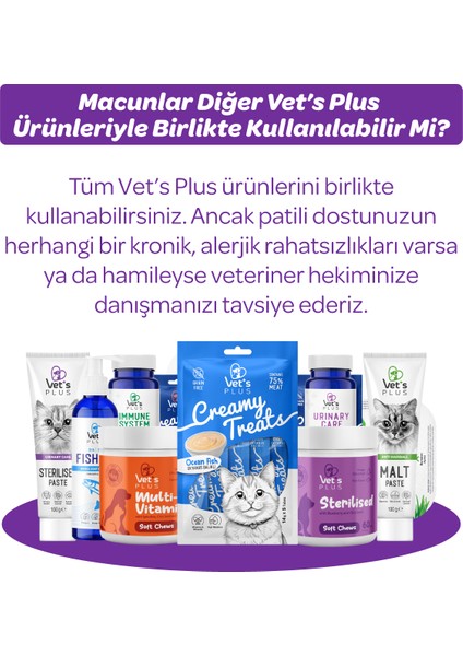 Sterilised Malt Macun 100gr (Kısır Kediler için Tüy Yumağı Önleyici)