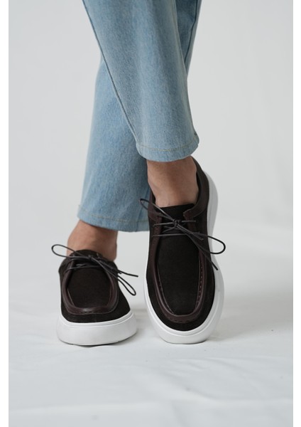 Orion Model Hakiki Deri El Yapımı Erkek Kahverengi Süet Casual Ayakkabı indirimleri