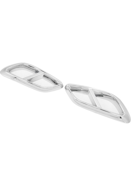 1 Çift Araba Dış Egzoz Borusu Susturucu Çıkış Ucu Borusu Kapağı Trim Sol Sağ Değiştirme Benz Cle Sınıfı Coupe C236 Amg Hattı Gümüş (Yurt Dışından) fırsatları