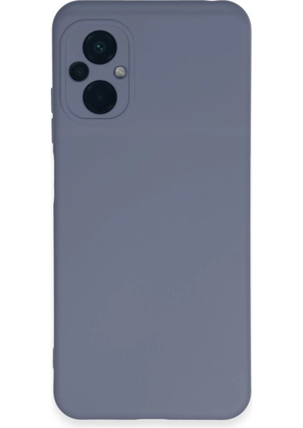 Xiaomi Poco M5 Kılıf Nano Içi Kadife Silikon - Gri - NEONX9952-2205