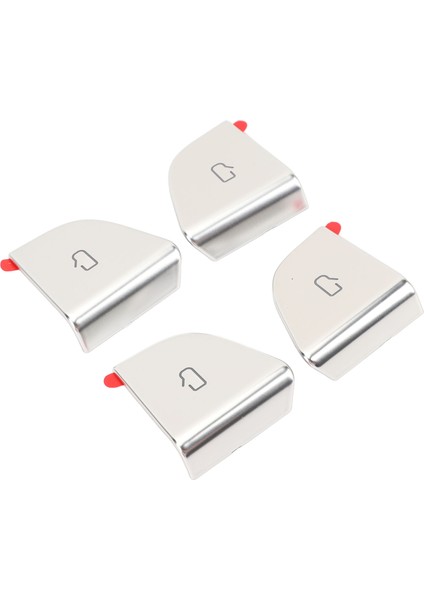 4 Adet Kapı Güç Pencere Anahtarı Düğmesi Kapakları Gümüş Macun Kurulum Değiştirme Tesla Modeli 3 Yayla 2024 (Yurt Dışından) modelleri