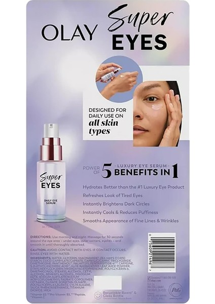 Super Eyes Günlük Göz Serumu 2X13.5ML fiyatları