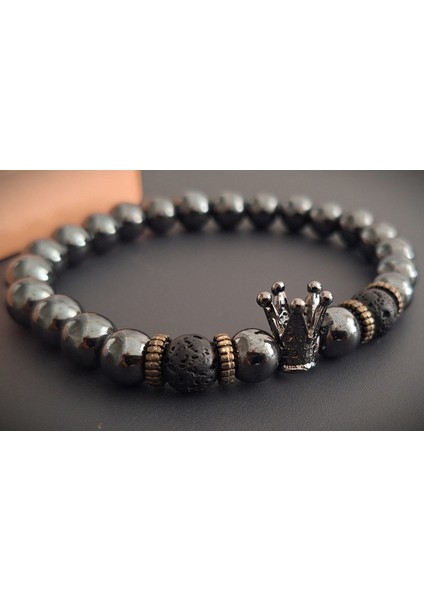 Ikili Ürün Fırsatı Hematit Taşlı Kral Kolye ve Aslan Kolye fırsatları