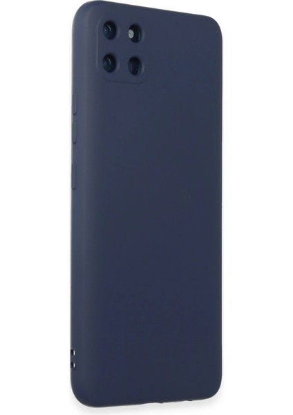 Realme C11 Kılıf Nano Içi Kadife Silikon - Lacivert - NEONX3912-1254