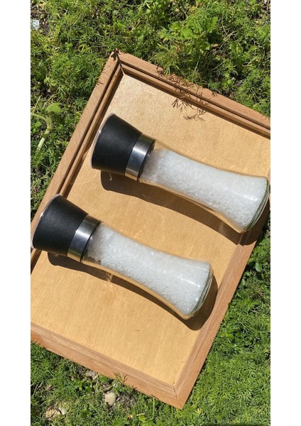 Dolu Tuz Değirmeni / Granül Çankırı Kaya Tuzu Uzun Boy 200 gr