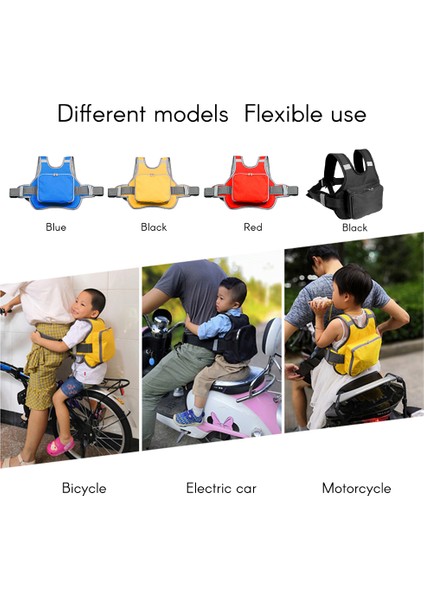 Çocuklar Için Çocuk Motosiklet Emniyet Kemeri Ayarlanabilir Elektrikli Araç Emniyet Kemeri Kayışı, Sabit Emniyet Kemeri Çocukları Düşmekten Korur (Yurt Dışından) fiyatları