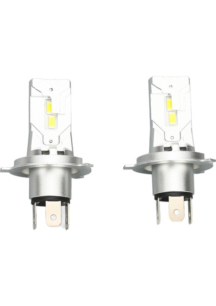 2 Adet Araba Haln Far Ampulü Süper Parlak Tak ve Çalıştır LED Yedek Ampul IP68 Su Geçirmez Araç H4 Beyaz Işık Yüksek Düşük Işın Fan Olmadan 20W (Yurt Dışından) modelleri