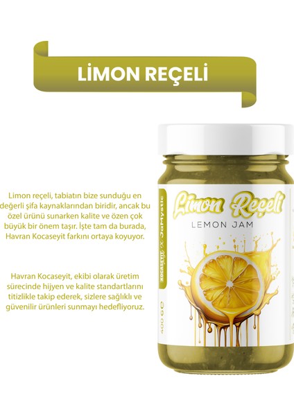 Limon Reçeli 400 gr fiyatları