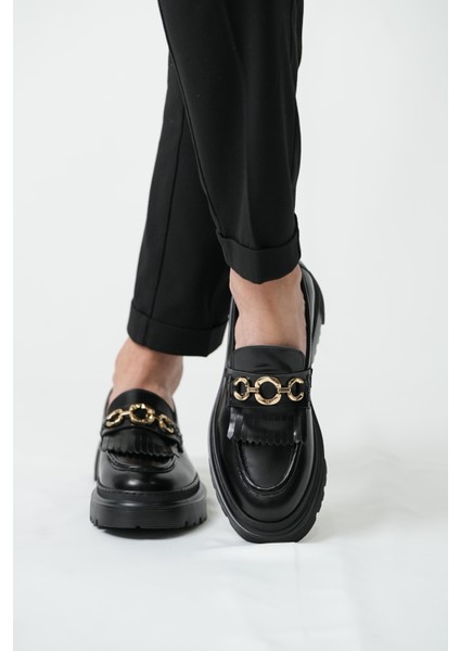 Cyrus Model Hakiki Deri El Yapımı Erkek Siyah Casual Ayakkabı fiyatları