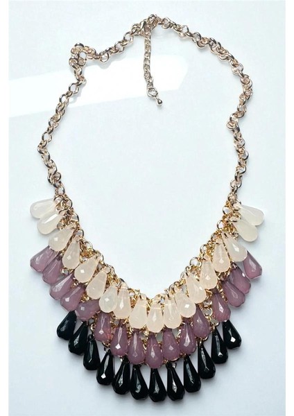 Kristal Damla Abartı Kolye K fiyatları