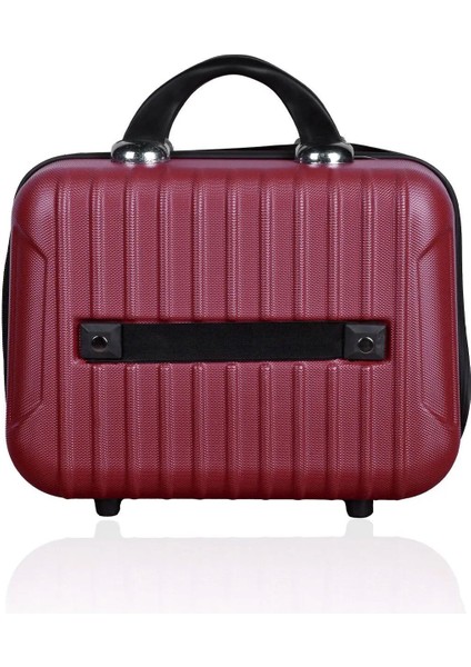 Şık Vişne Renkli Makyaj Çantası ve El Valizi, Dayanıklı ve Kullanışlı Tasarım fırsatları