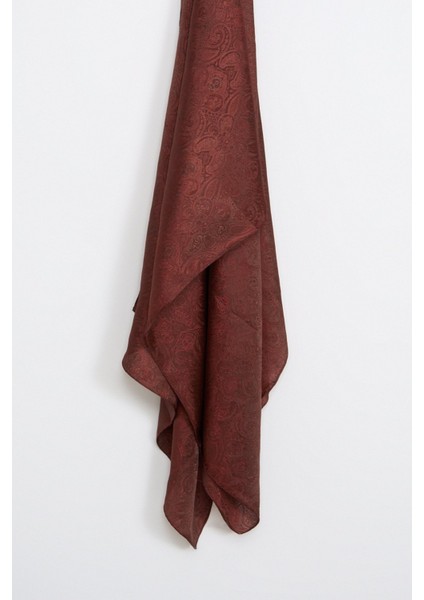 Moren Desen Shine Line Şal Acı Kahve-Kahve