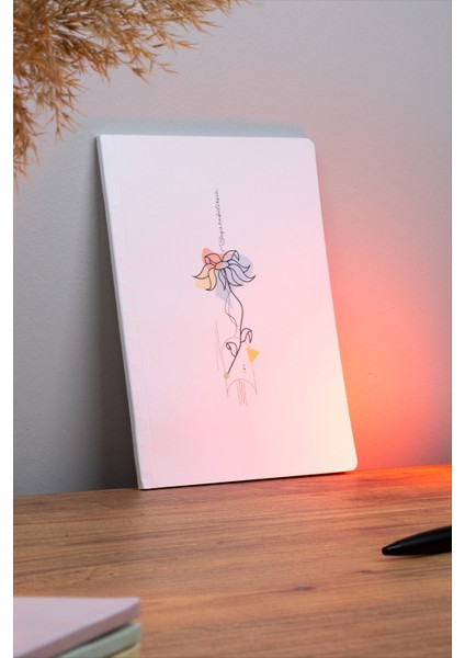 Minimal Çiçekler 5'li Defter Seti - Çizgisiz - Her Biri 56 Sayfa - 14X20CM - Iplik Dikişli Cilt fırsatları