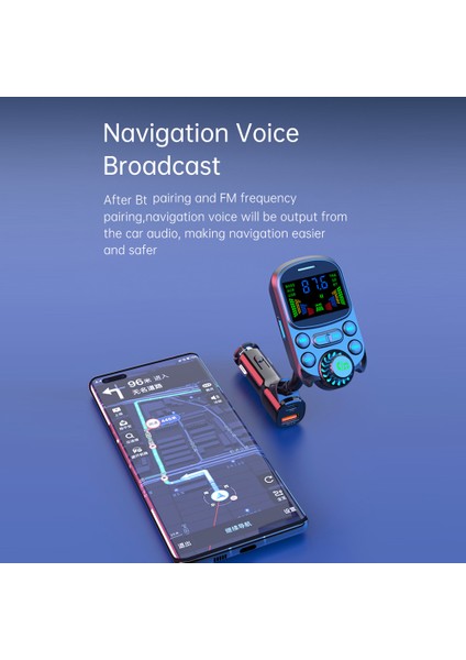 Araba Bt Mp3 Çalar Fm Verici Pd + Qc3. 0 Araç Şarj Adaptörü ile 2 Inç OLED Ekran Destek Eller-Serbest Arama U-Disk / Tf Kart Oynatma Ses Asistanı Tiz / Bas Ayarlanabilir Gerilim Ekran (Yurt Dışından) modelleri