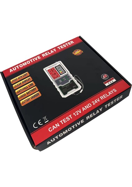 12V 24V Otomotiv Röle Test Cihazı Araç Aküsü Denetleyicisi LED Gösterge Işığı Araba Rölesi Test Cihazı Otomatik Teşhis Araçları (Yurt Dışından)