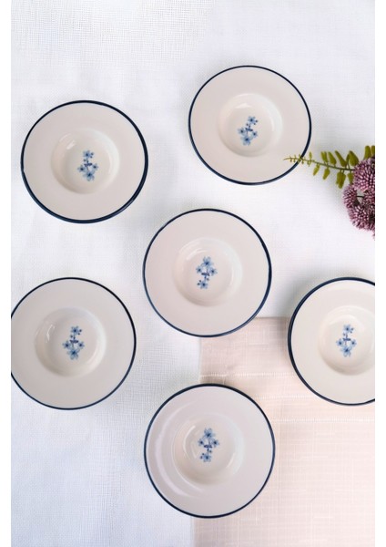 Porselen Vita Çay Tabağı Seti 12CM 6 Parça BNS6CTPRS1215