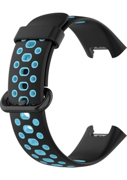 Xiaomi Redmi Watch 2 Spor Delikli Kordon - Siyah-Mavi - NEONX3414-2515 modelleri
